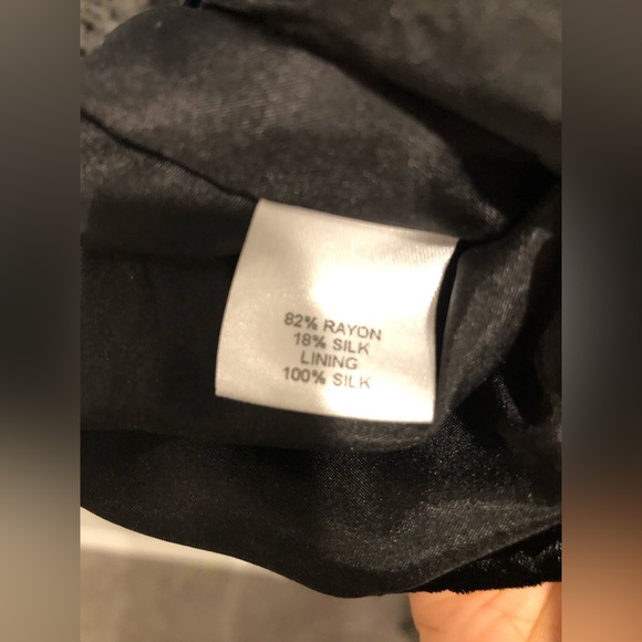 Michelle Mason Asymmetrical Cami in Black - Picture 7 of 10